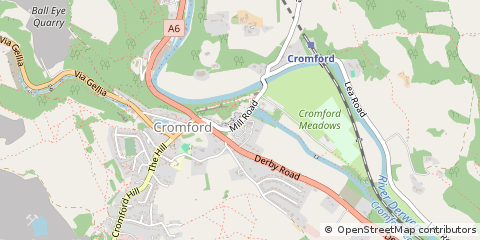 Map of Matlock, Derbyshire