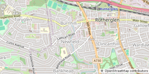 Map of Glasgow