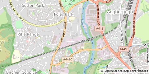 Map of Kidderminster