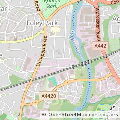 Map of Kidderminster