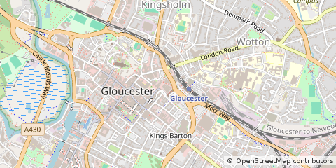 Map of Gloucester