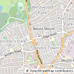 Map of Southampton, Hampshire
