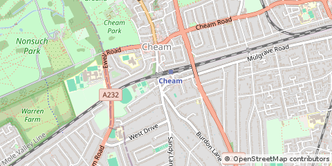 Map of Sutton