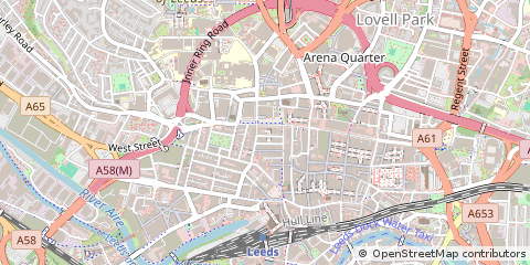 Map of Leeds