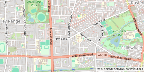 Map of Manchester
