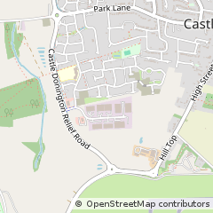 Map of Castle Donington, Derby