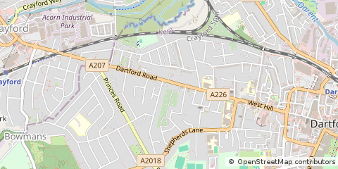 Map of Dartford