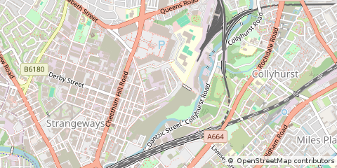 Map of Manchester