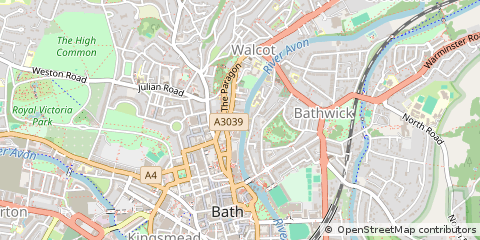 Map of Bath