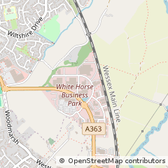 Map of Trowbridge, Wiltshire
