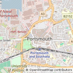 Map of Portsmouth, Hampshire