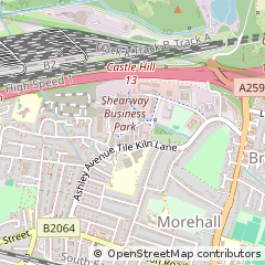 Map of Folkestone