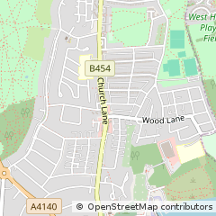 Map of Kingsbury, London
