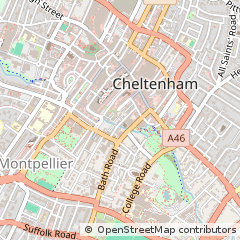 Map of Cheltenham