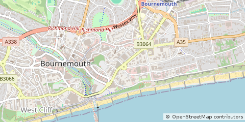 Map of Bournemouth