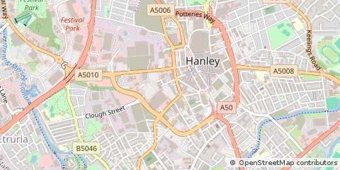 Map of Stoke-on-Trent