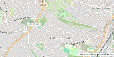 Map of Sheffield