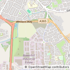 Map of Melksham, Wiltshire