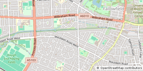 Map of Manchester
