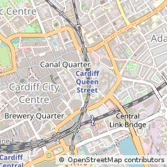 Map of Cardiff
