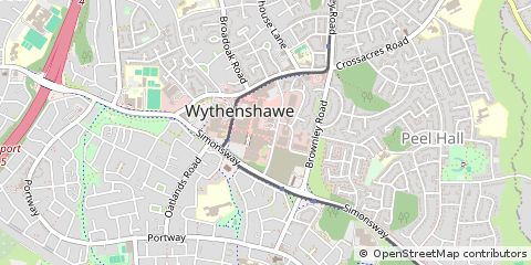 Map of Manchester