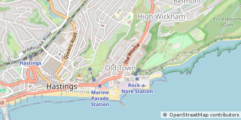 Map of Hastings