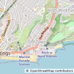 Map of Hastings
