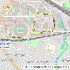 Map of Wembley, Middlesex