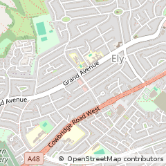 Map of Cardiff