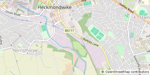 Map of Heckmondwike