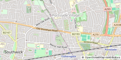 Map of Brighton, East Sussex