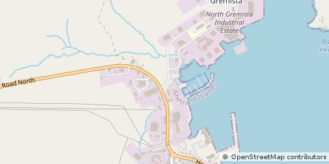 Map of Shetland, Shetland Isles