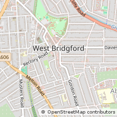 Map of Nottingham