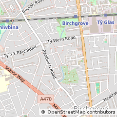 Map of Cardiff