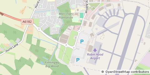 Map of Doncaster, South Yorkshire