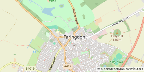 Map of Faringdon