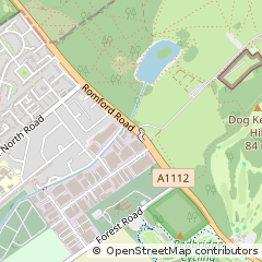 Map of Ilford, Greater London