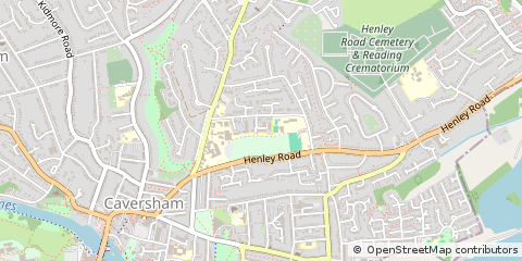 Map of Reading, Berkshire