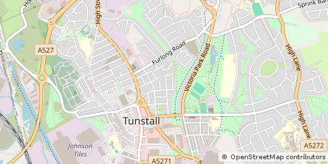 Map of Stoke-on-Trent