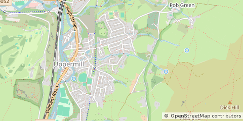 Map of Oldham, North Yorkshire