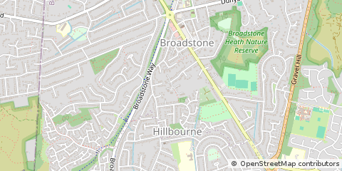 Map of Broadstone