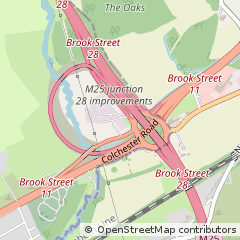 Map of Brentwood, Essex