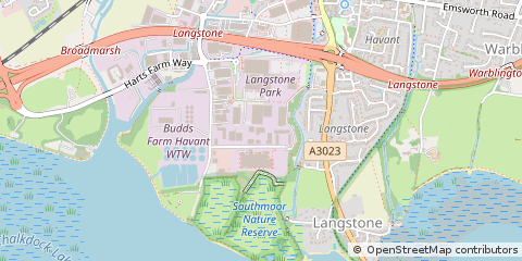 Map of Havant, Hampshire