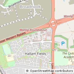 Map of Birstall, Leicestershire