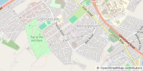 Map of Londonderry, Derry