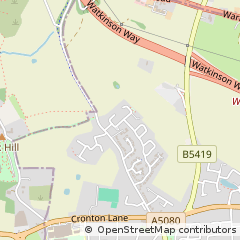 Map of Widnes, Cheshire
