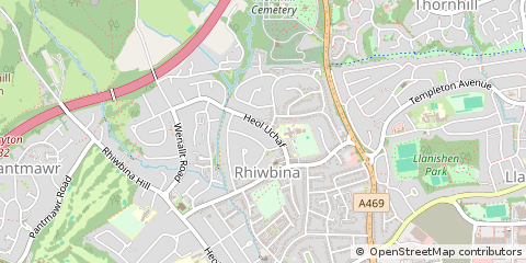 Map of Cardiff
