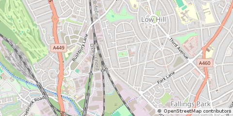 Map of Wolverhampton, West Midlands