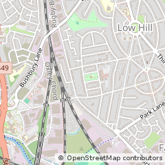Map of Wolverhampton, West Midlands