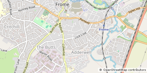 Map of Frome